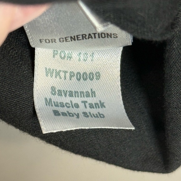 Rowan Savannah Muscle Tank in Black, Size L - Picture 7 of 9